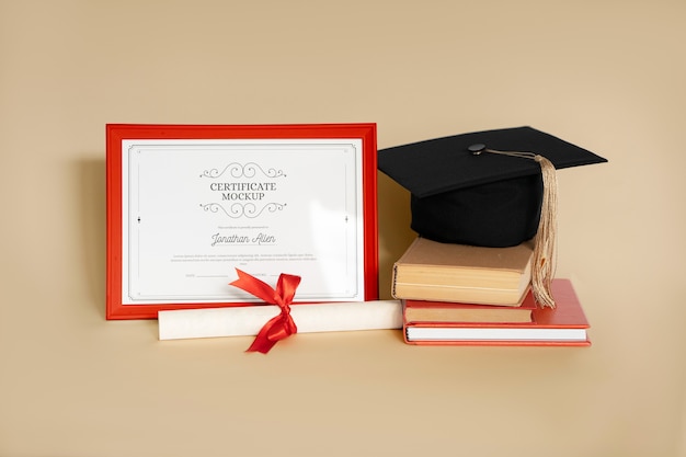 Diseño de maqueta de marco de graduación