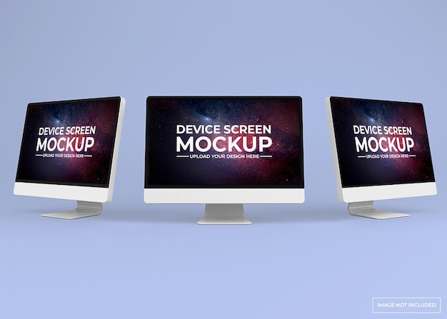 Diseño de maqueta de monitor moderno