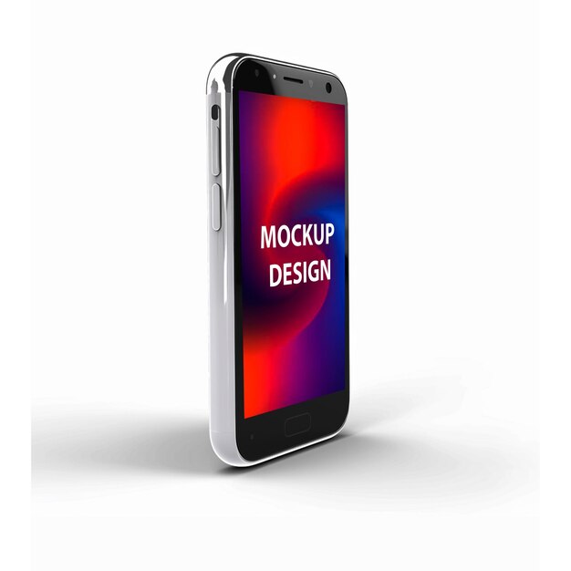 PSD un diseño de maqueta de pantalla de teléfono