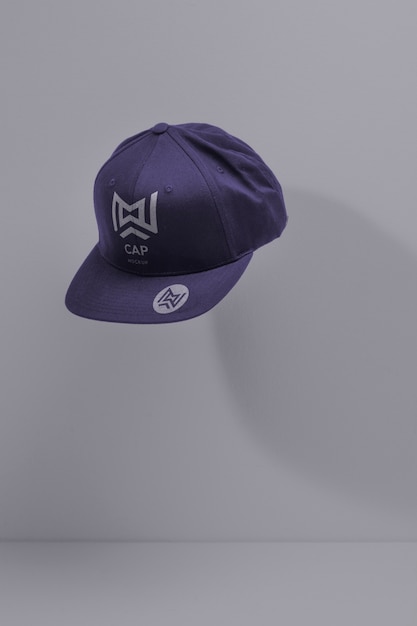 PSD diseño de maqueta de pico de gorra