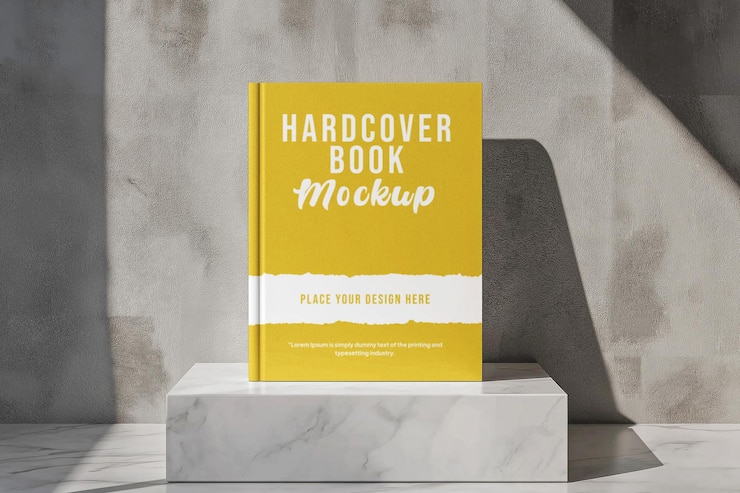 Diseño de la maqueta de la portada dura del libro