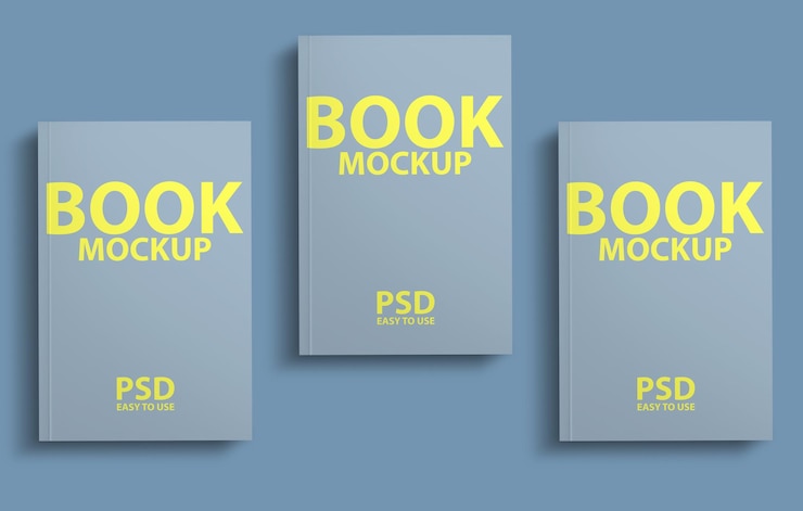 Diseño de maqueta de portada de libro 3d