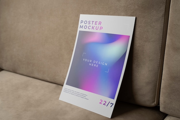 Diseño de maqueta de póster vertical