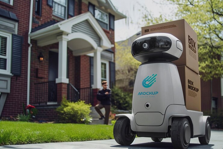 PSD diseño de la maqueta del robot de entrega