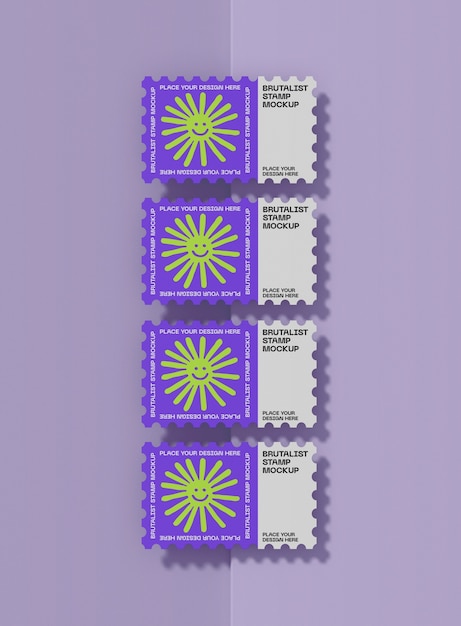 PSD diseño de maqueta de sello