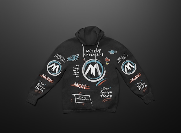 Diseño de maqueta de sudadera