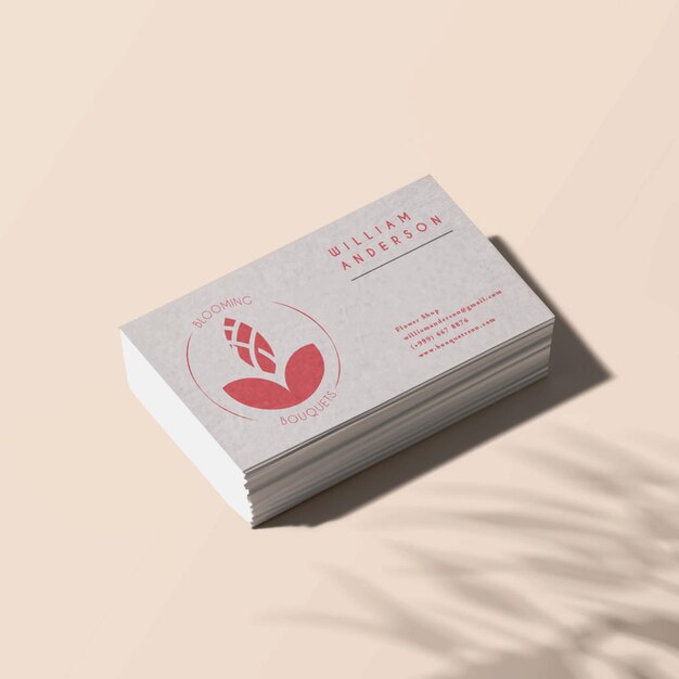 Diseño de maqueta de tarjeta de visita