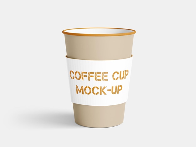 Diseño de maqueta de taza de café