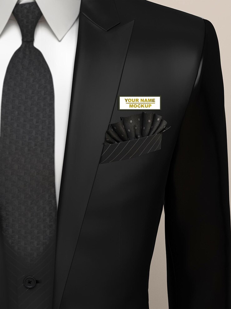 diseño de maqueta de traje formal