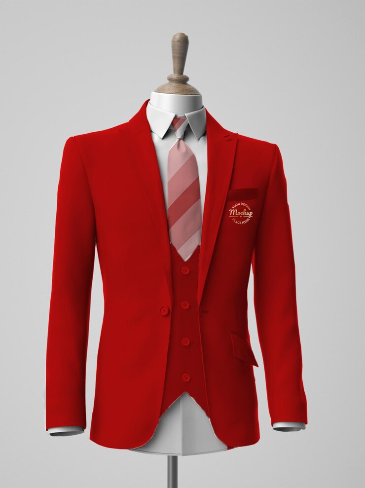 diseño de maqueta de traje de novio