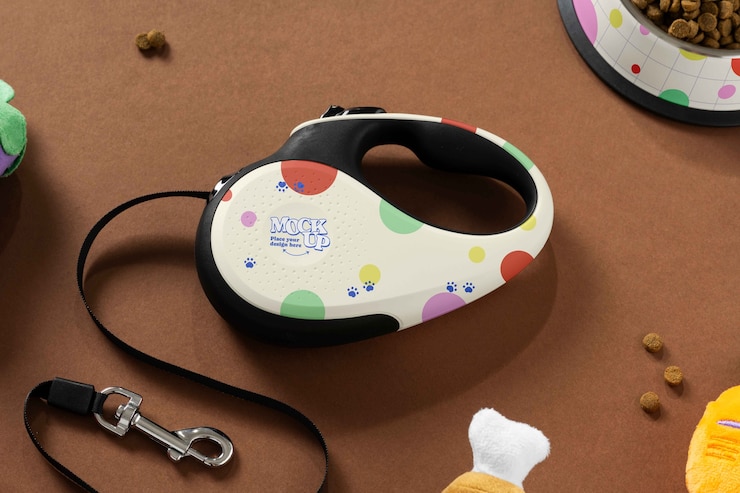 PSD diseño de maquetas de accesorios para mascotas