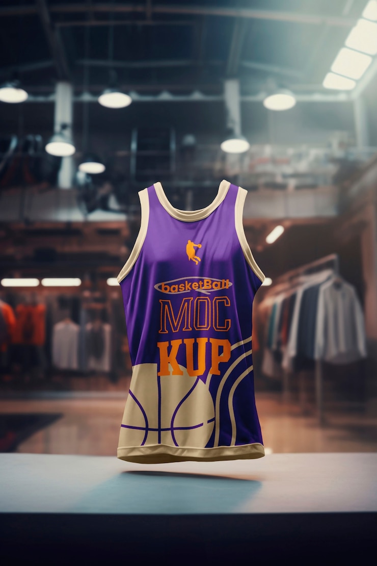 PSD diseño de maquetas de equipos de baloncesto