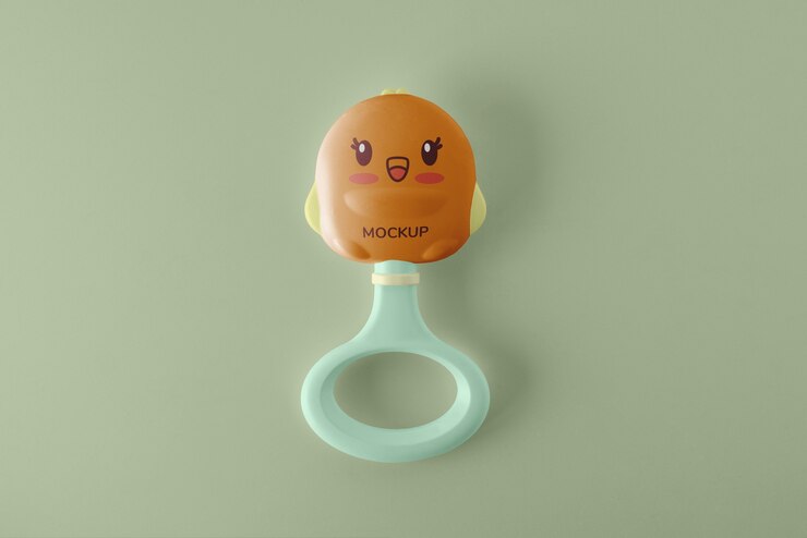 PSD diseño de maquetas de juguetes para niños.