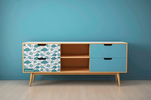 PSD diseño de maquetas de muebles de madera
