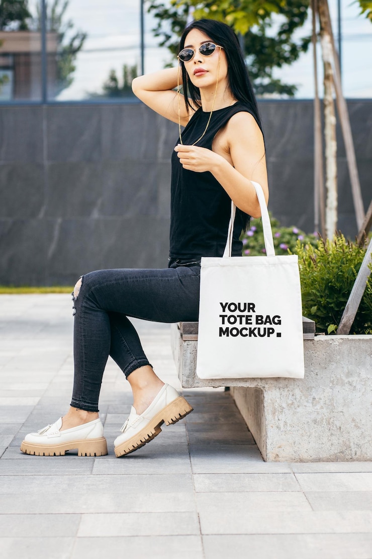 PSD diseño de maquetes de bolsas de equipaje psd