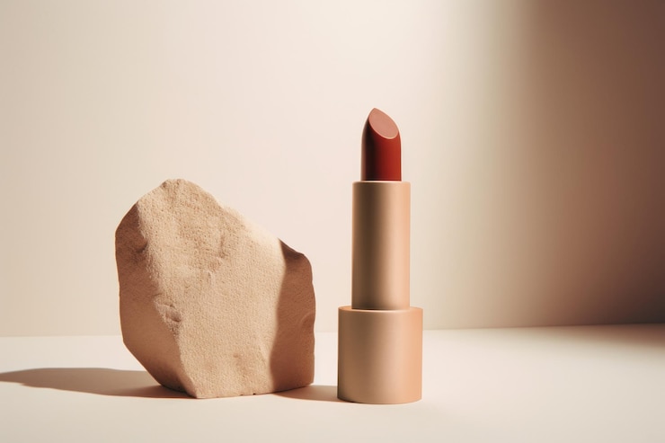 PSD diseño de maquillaje de lápiz labial psd
