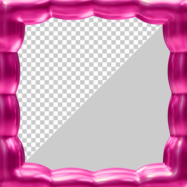 Diseño de marco en render 3d