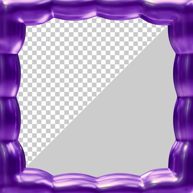 Diseño de marco en render 3d