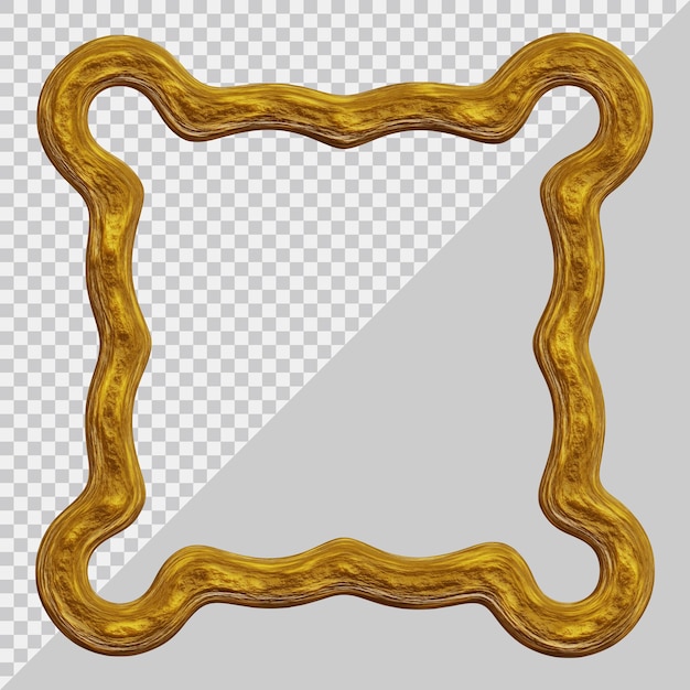 Diseño de marco en render 3d