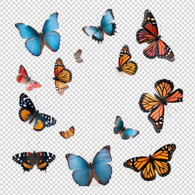 PSD diseño de mariposa