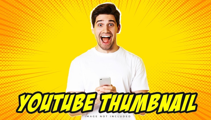 PSD diseño de miniatura de youtube o banner de miniatura en youtube