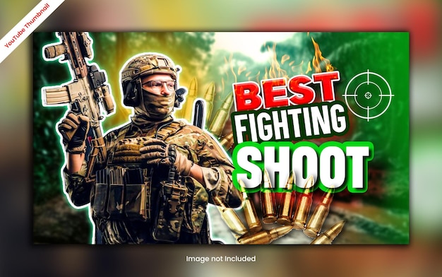 diseño de miniaturas de juegos de youtube plantilla psd
