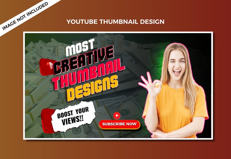 PSD diseño de miniaturas de video y banner web de su canal de psd gratuito