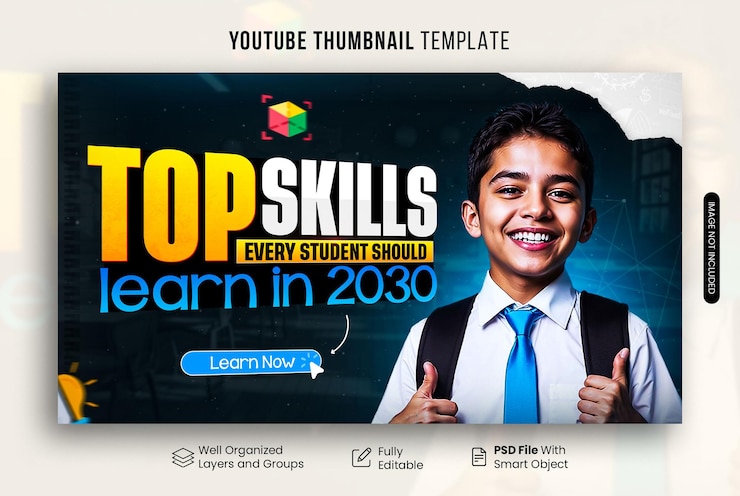 Diseño de miniaturas de YouTube para la educación