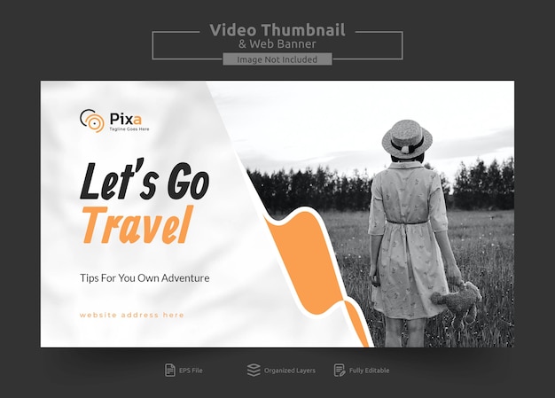 Diseño de miniaturas de YouTube para viajes