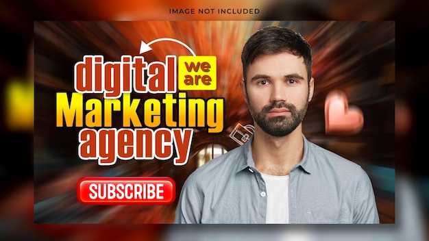 diseño de miniaturas de youtube para video de negocios