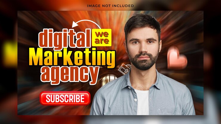 PSD diseño de miniaturas de youtube para video de negocios