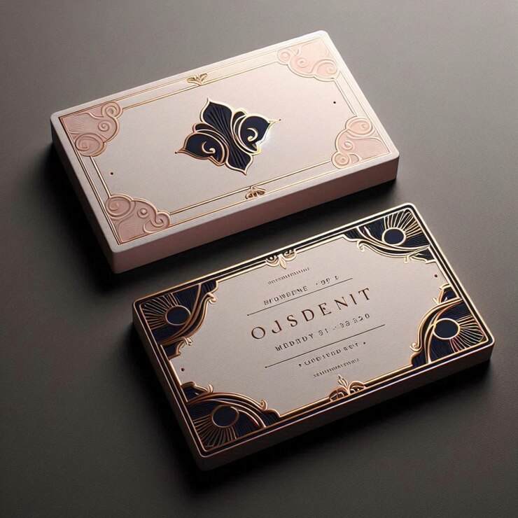diseño mínimo de tarjetas de visita abstractas