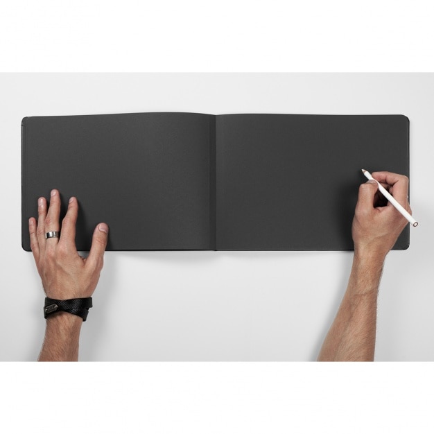 PSD diseño de mock up de cuaderno