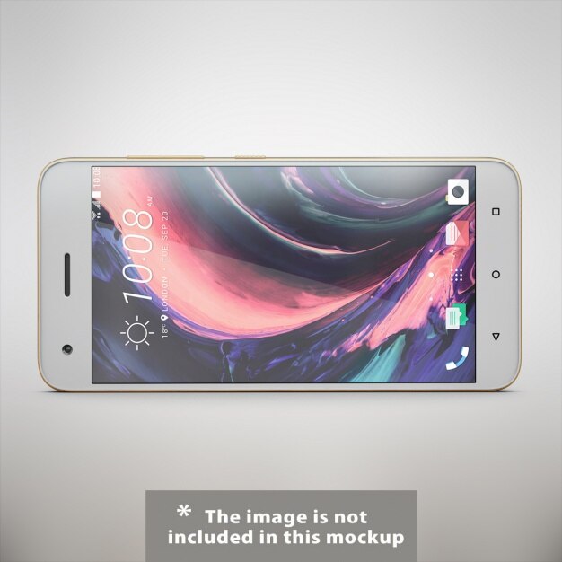 PSD diseño de mock up de teléfono móvil