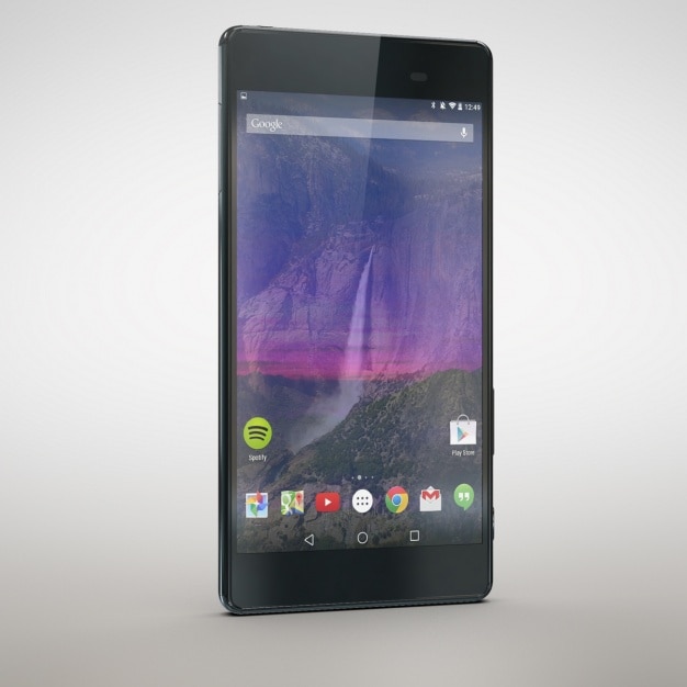 PSD diseño de mock up de teléfono móvil