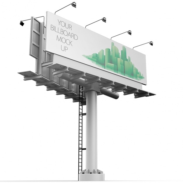 Diseño de mock up de valla publicitaria