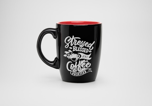 Diseño de mockup de taza de café