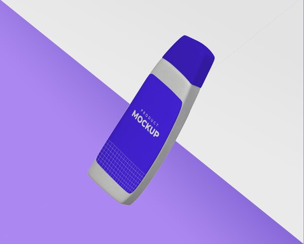 Diseño de modelo de botella de champú