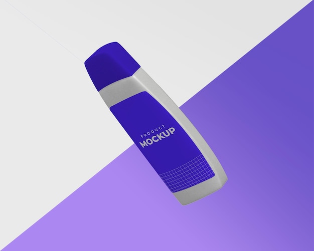 Diseño de modelo de botella de champú