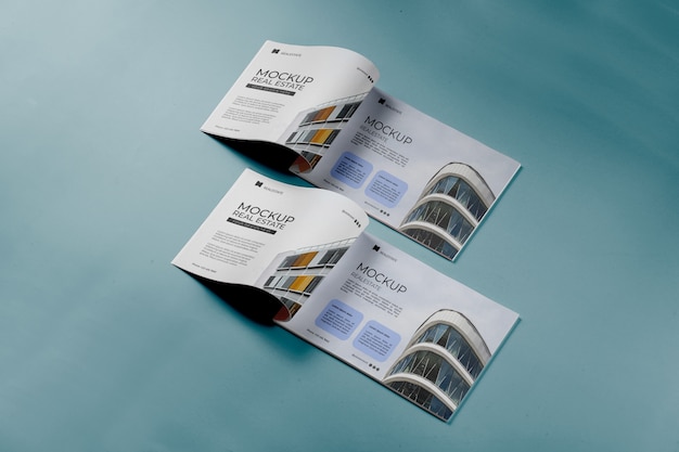 Diseño de modelo de folleto inmobiliario