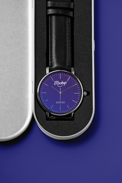 Diseño de modelo de reloj de muñeca.