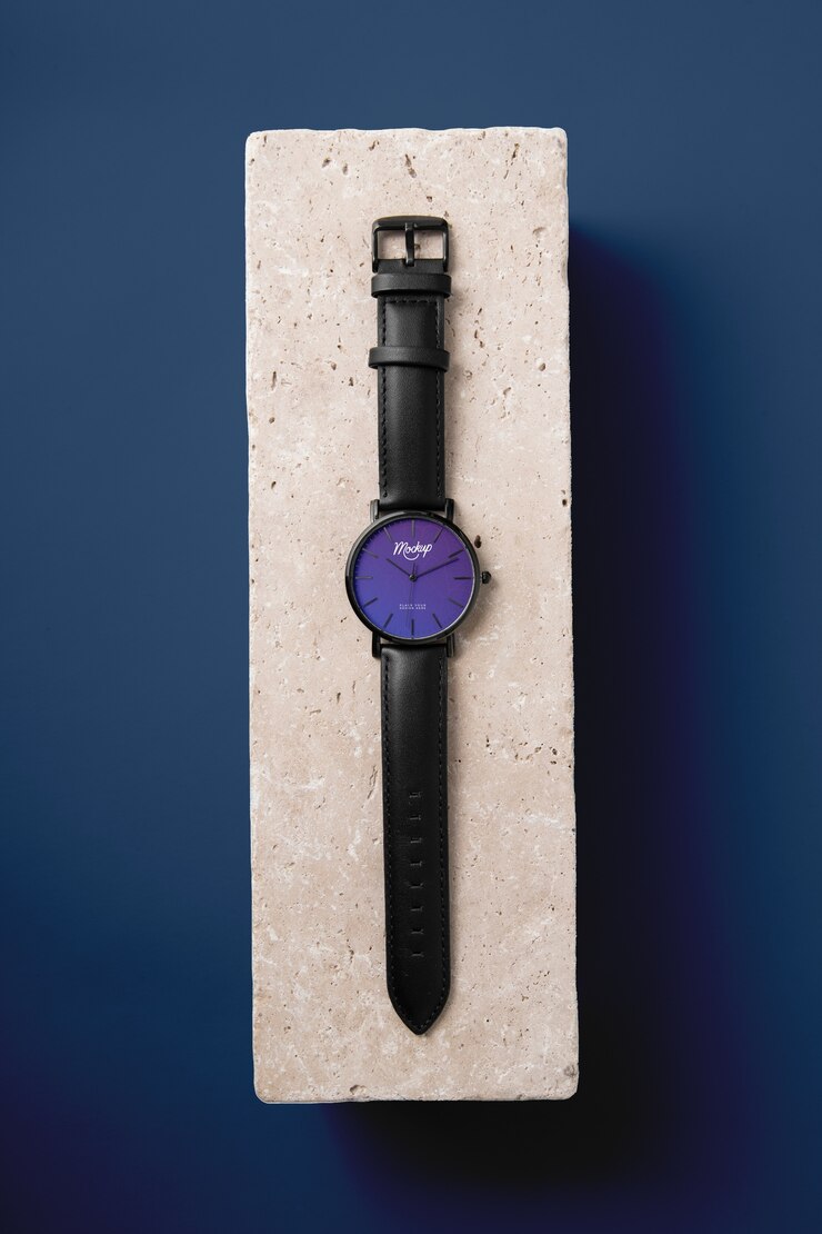 PSD diseño de modelo de reloj de muñeca.