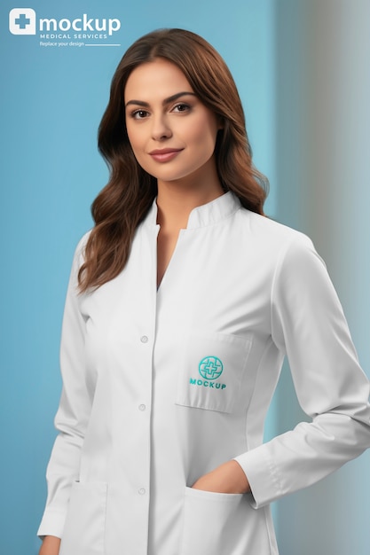 Diseño de modelo de uniforme médico