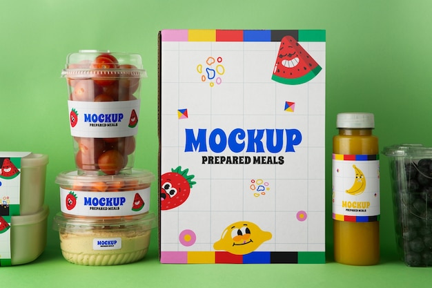 Diseño de modelos de envases de comidas preparadas