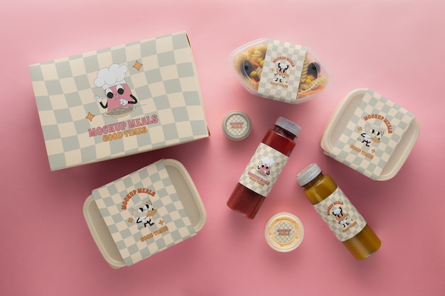 Diseño de modelos de envases de comidas preparadas