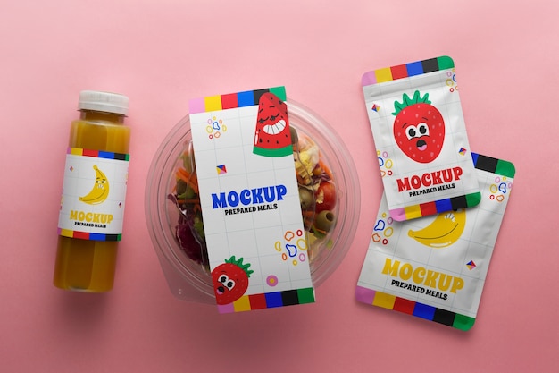 Diseño de modelos de envases de comidas preparadas