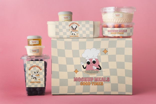 Diseño de modelos de envases de comidas preparadas