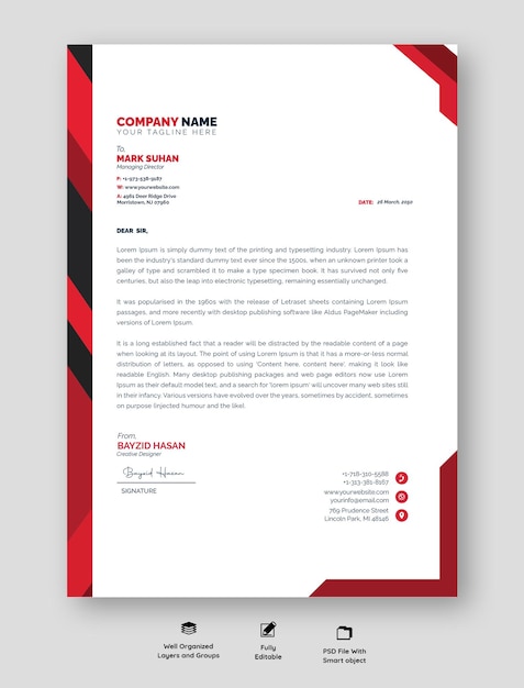 Diseño moderno de encabezados de negocios profesionales con colores vibrantes y diseño organizado