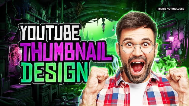 Diseño moderno de miniaturas de youtube y banner web.