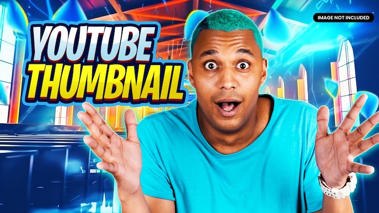 PSD diseño moderno de miniaturas de youtube